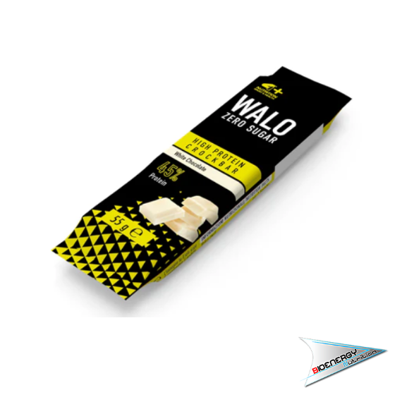 4PiuNutrition-WALO ZERO SUGAR HP (Conf. 20 barrette da 55 gr)   White Chocolate  